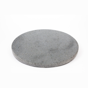 Piastra Agata con Base in Acciaio Inox